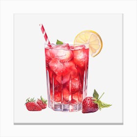 Strawberry Lemonade 1 Canvas Print