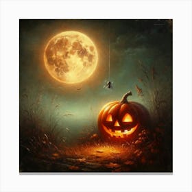 Halloween Pumpkin Canvas Print