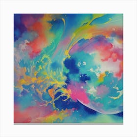 Abstract Painting Canvas Print