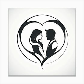 Couple In Love 1 Canvas Print