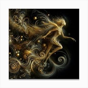 Golden Faerie Canvas Print