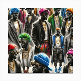 'The Gang' 1 Canvas Print