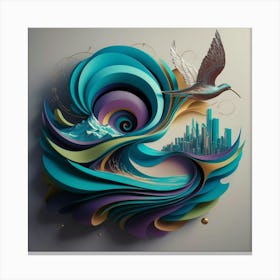 Paper Art Canvas Print