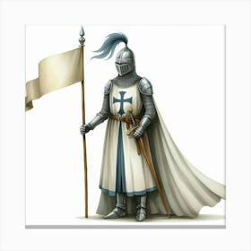 Medieval knight 9 Canvas Print