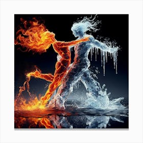 Fire And Ice Canvas Print