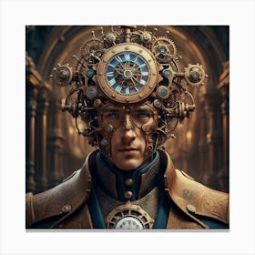 The Clockwork Man Canvas Print