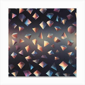 Abstract Triangles 15 Canvas Print