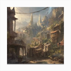 Fantasy City 70 Canvas Print