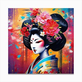 Geisha 149 Canvas Print