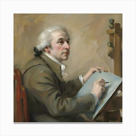 Portrait Of George Canvas Print