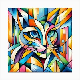 Abstract Cat 6 Canvas Print