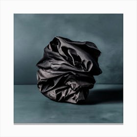 Black Cloth Canvas Print