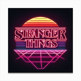 Stranger Things 1 Canvas Print
