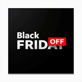 Black Friday Sell Post Templates Design (17) Canvas Print