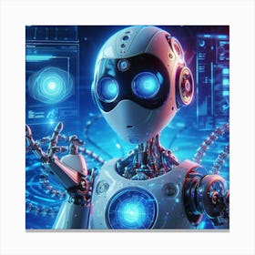 Futuristic Robot 2 Canvas Print