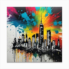 New York City Skyline 51 Canvas Print