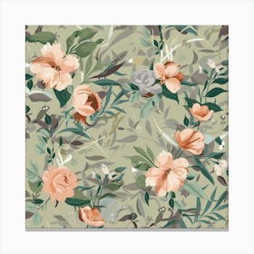 Floral Pattern 2 Canvas Print