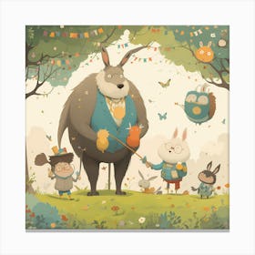 Day In The Woods Canvas Print