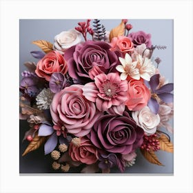 Bouquet Of Flowers 3 Canvas Print