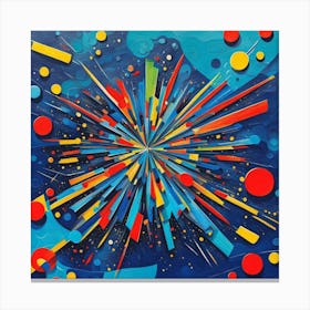 Colorful Explosion Canvas Print