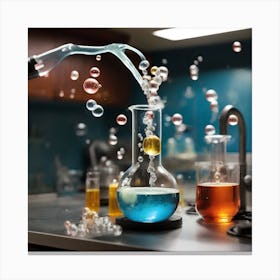 Chemistry Stock Canvas Print