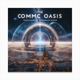 Comic Oasis 1 Canvas Print