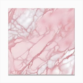 Pink Marble Wallpaper Canvas Print