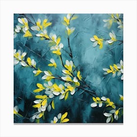Yellow Blossoms Canvas Print