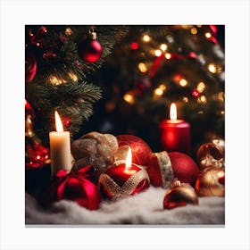 Christmas Lights Canvas Print