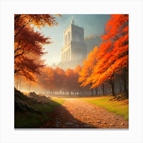 Autumn Glasgow Canvas Print