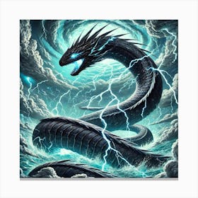 Nimbira Storm Wyrm Canvas Print