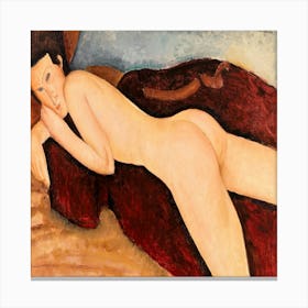 Nude Woman Canvas Print