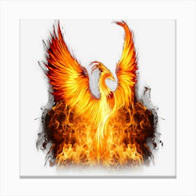 Rising Phoenix Fire Fenix Canvas Print