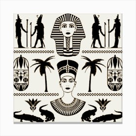 Egyptian Art Canvas Print