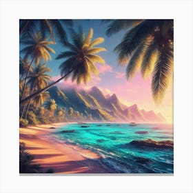 Hawaiian Beach 6 Canvas Print