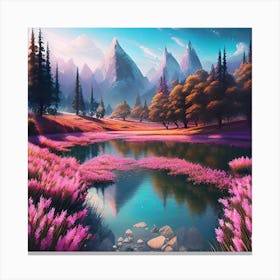 Landscape Painting 88 Canvas Print