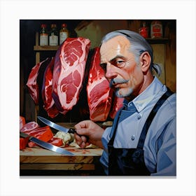 'The Butcher' Canvas Print