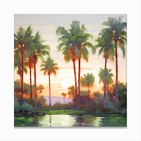 Palm Trees  Canvas Print
