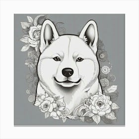 Shiba Inu 37 Canvas Print