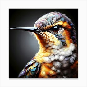 Kolibri Artwork Painting 28 Canvas Print