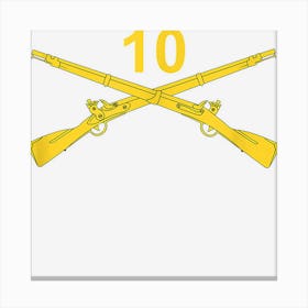 10th Infantry Regiment Canvas Print