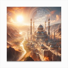 Islamic City 9 Canvas Print