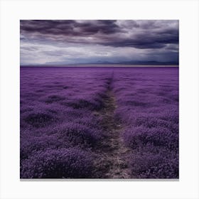 Lavender Vast Nothingness Canvas Print