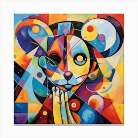 Mouse Painting Canvas Print