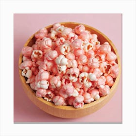 Pink Popcorn Canvas Print