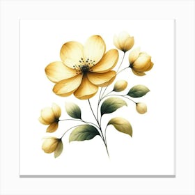 Yellow Flower 5 Canvas Print