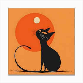 Black Cat 1 Canvas Print