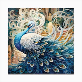 Peacock 8 Canvas Print