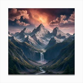 'The Mountain' Canvas Print