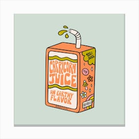 Capricorn Juice Box Canvas Print